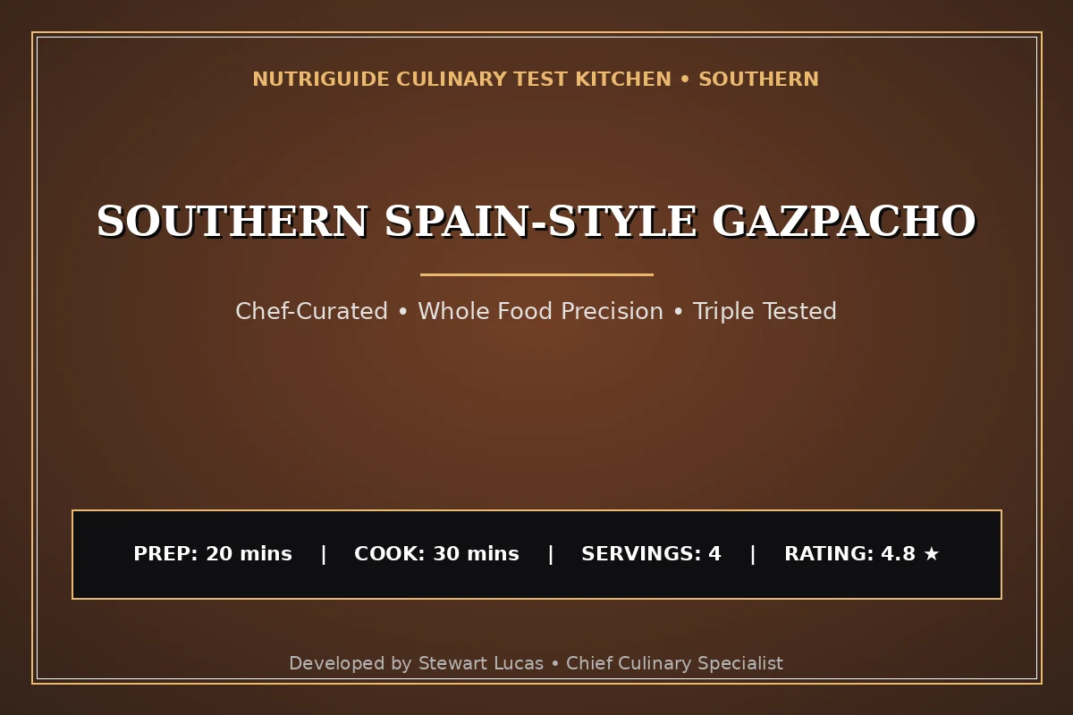 Southern Spain-Style Gazpacho