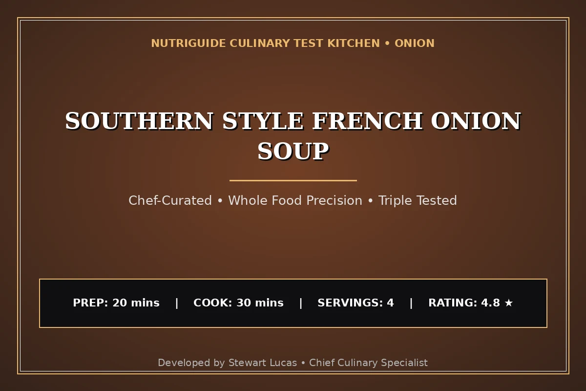 Southern Style French Onion Soup