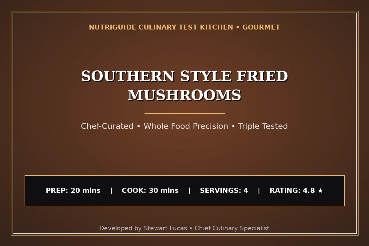 Southern Style Fried Mushrooms