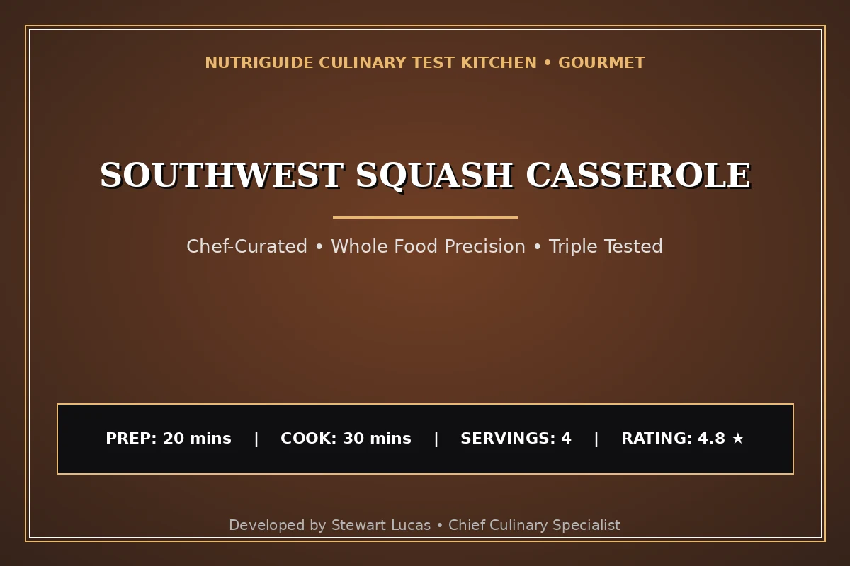 Southwest Squash Casserole