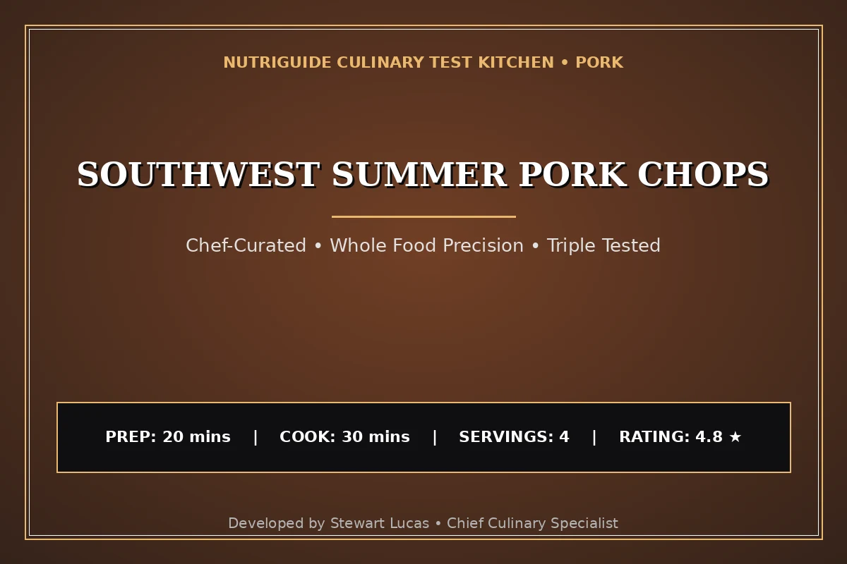Southwest Summer Pork Chops