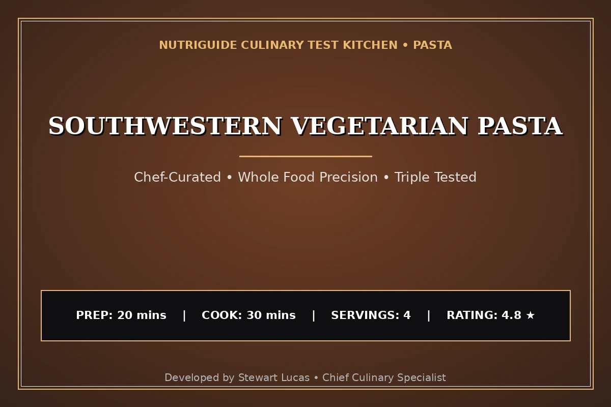 Southwestern Vegetarian Pasta