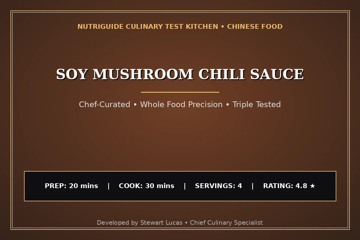 Soy Mushroom Chili Sauce