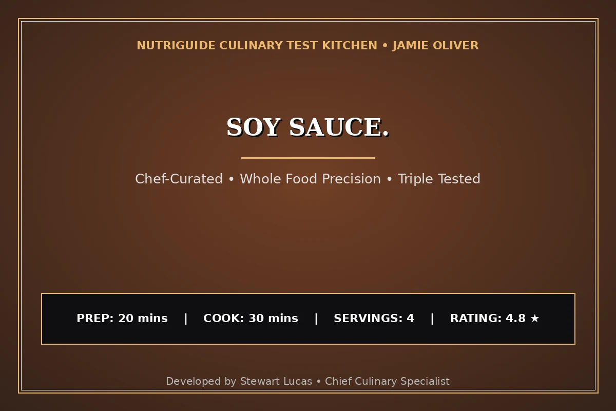 Soy Sauce.