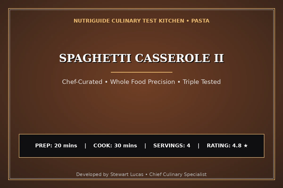 Spaghetti Casserole Ii