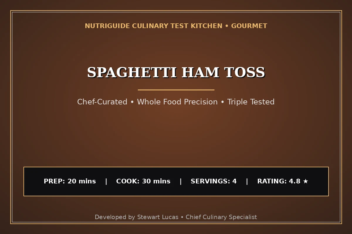 Spaghetti Ham Toss
