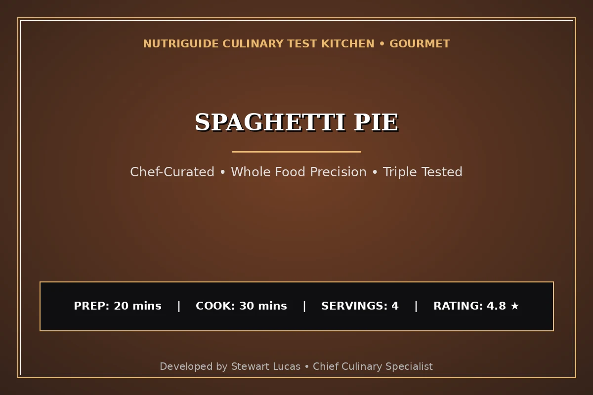 Spaghetti Pie