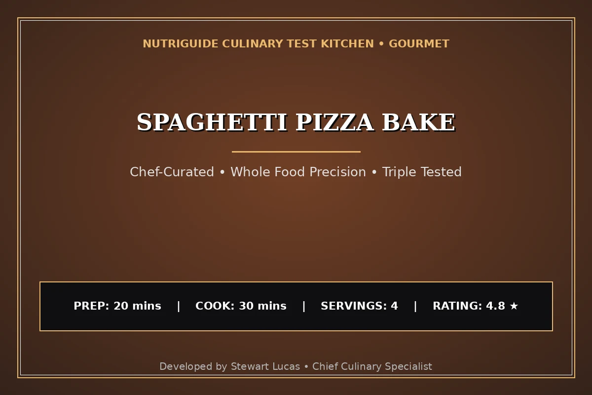 Spaghetti Pizza Bake