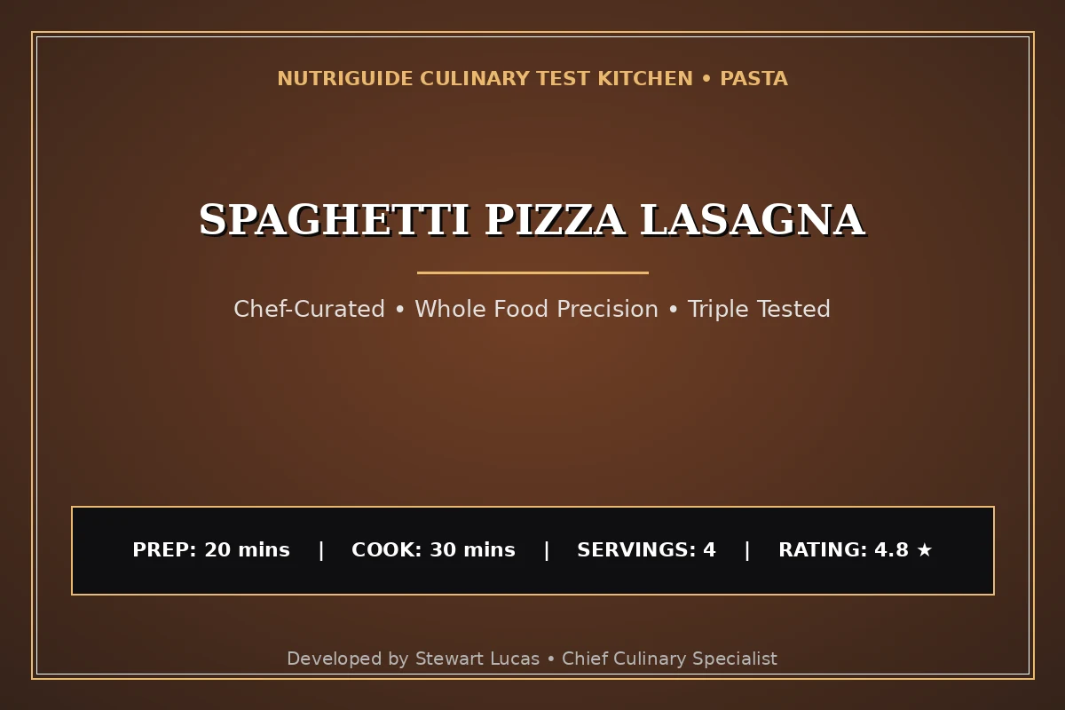 Spaghetti Pizza Lasagna