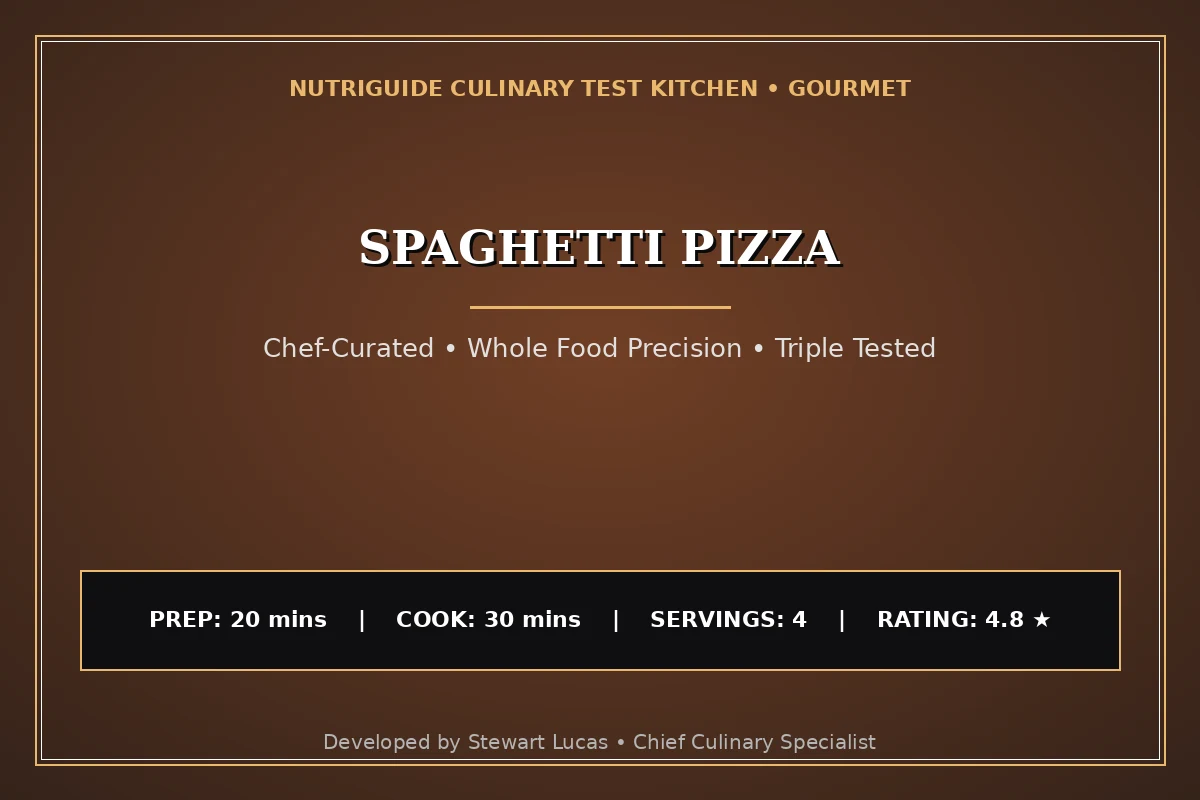 Spaghetti Pizza