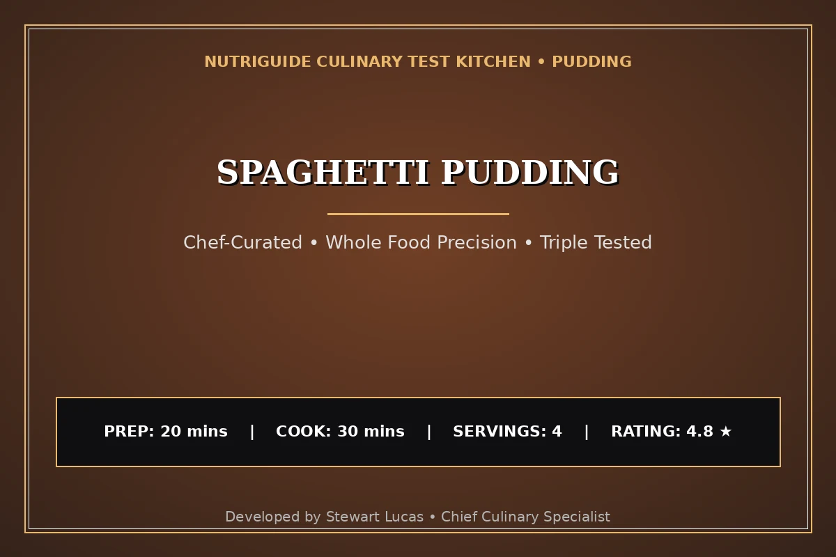 Spaghetti Pudding
