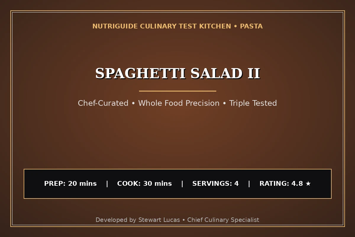 Spaghetti Salad Ii