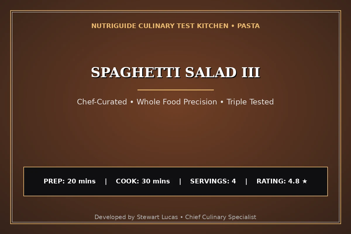 Spaghetti Salad Iii