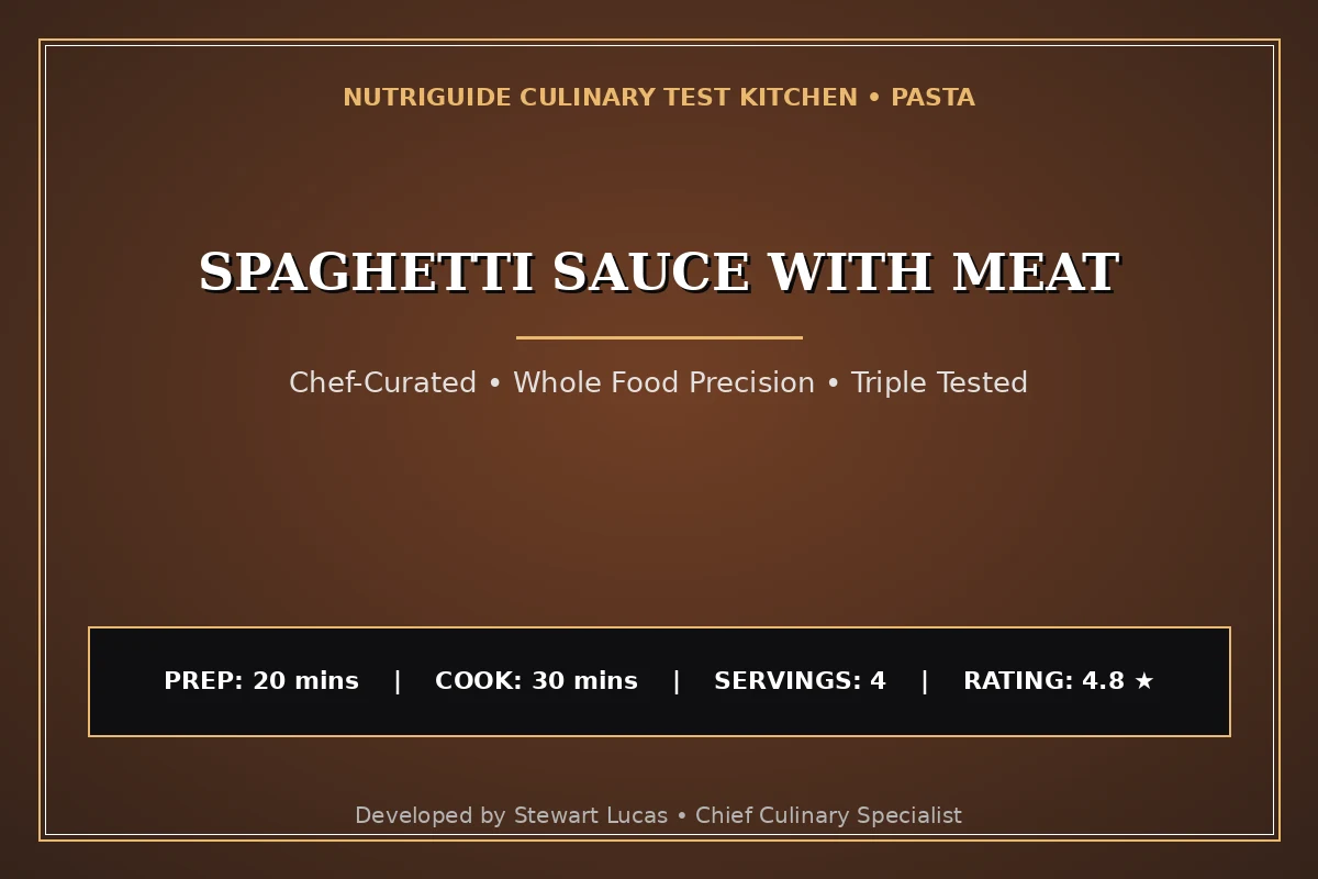 Spaghetti Sauce With Meat