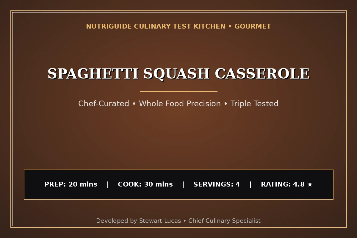 Spaghetti Squash Casserole