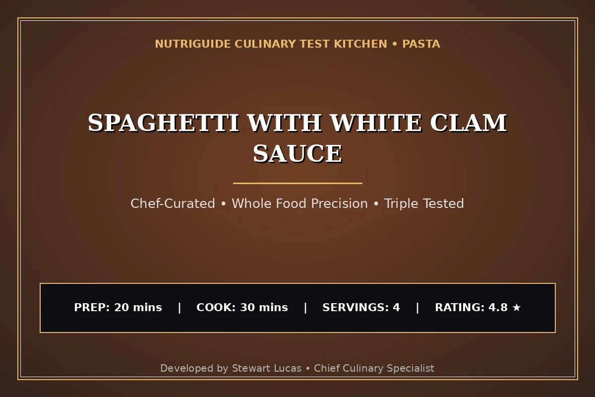 Spaghetti With White Clam Sauce
