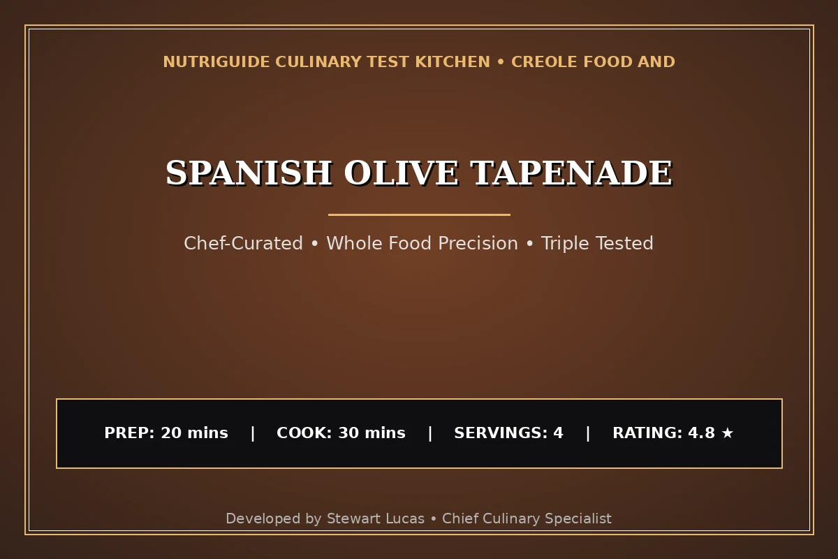 Spanish Olive Tapenade