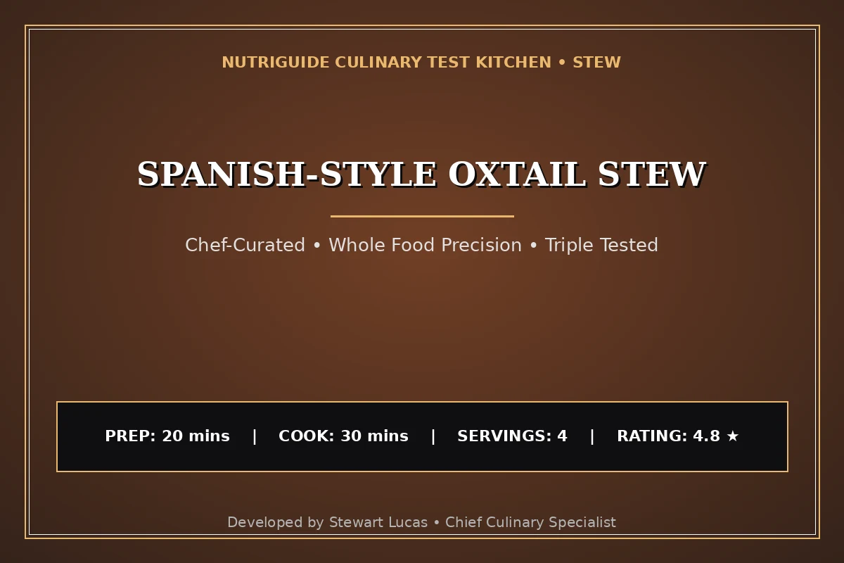 Spanish-Style Oxtail Stew