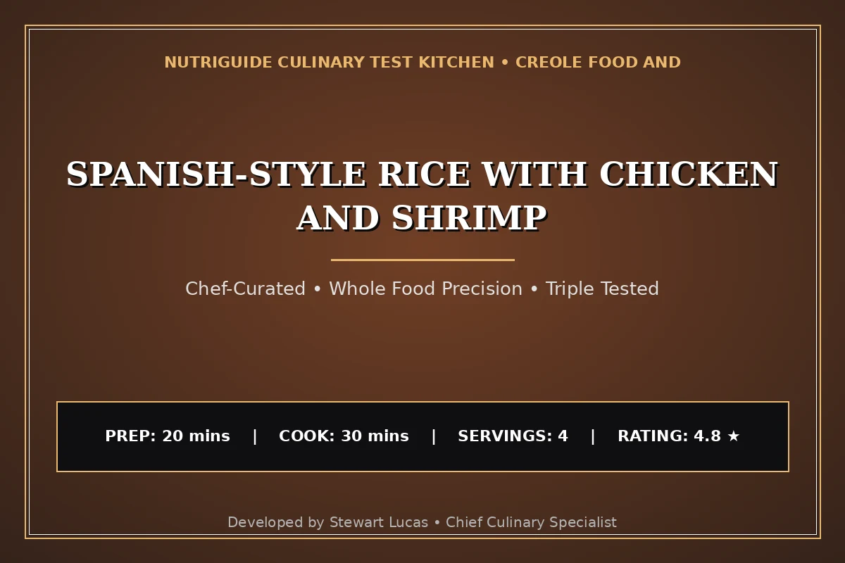 Spanish-Style Rice With Chicken And Shrimp