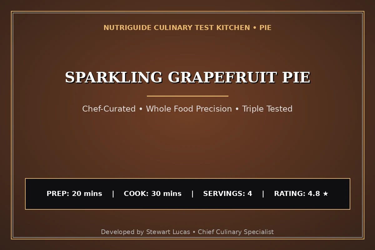 Sparkling Grapefruit Pie