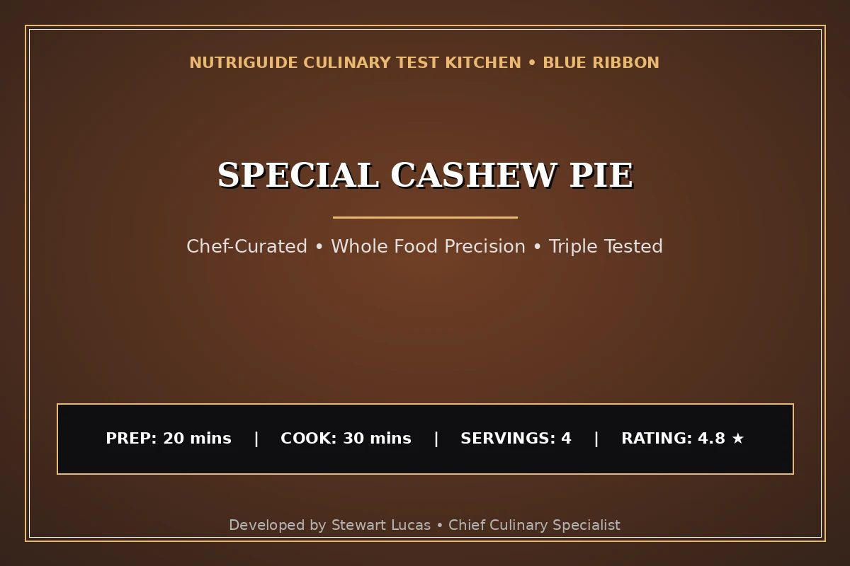 Special Cashew Pie
