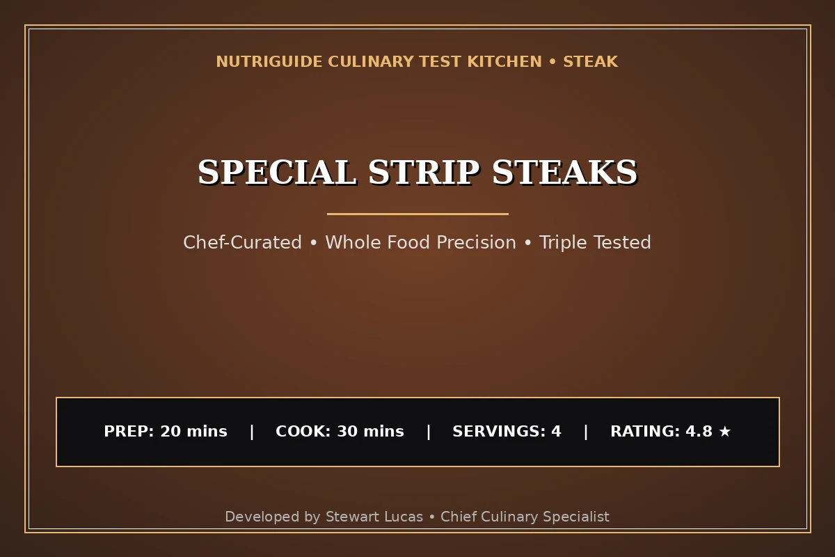 Special Strip Steaks