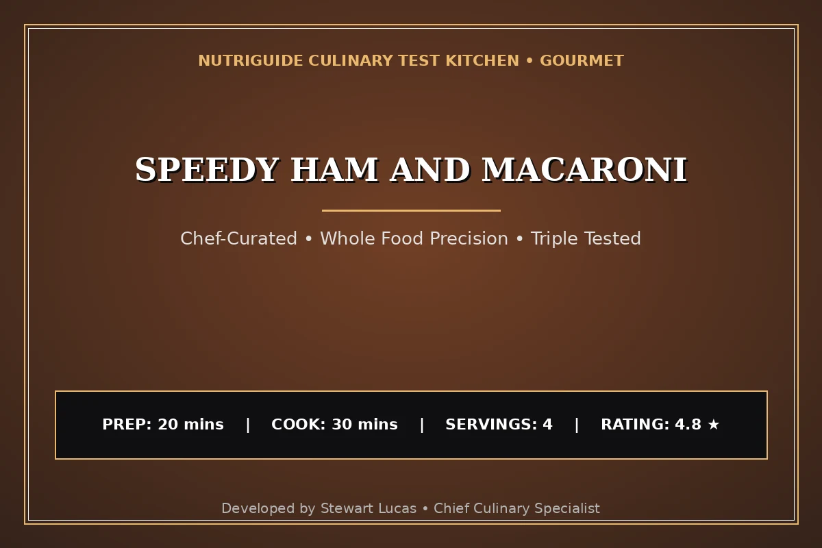 Speedy Ham And Macaroni