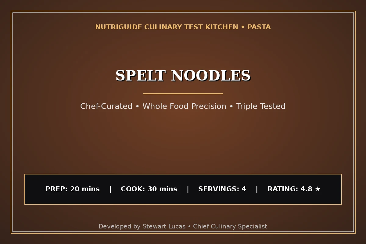 Spelt Noodles
