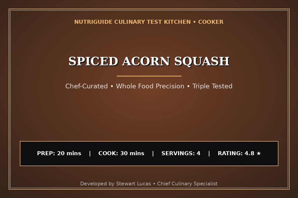Spiced Acorn Squash