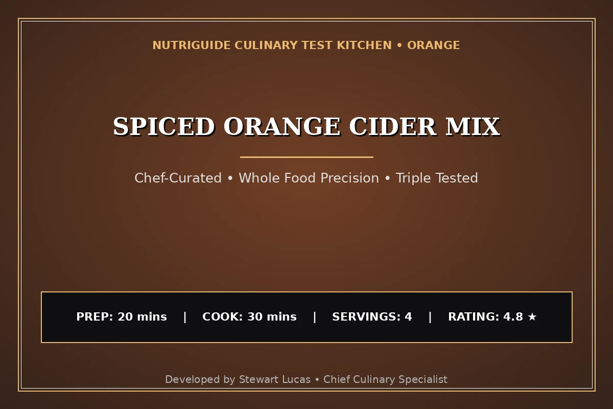 Spiced Orange Cider Mix