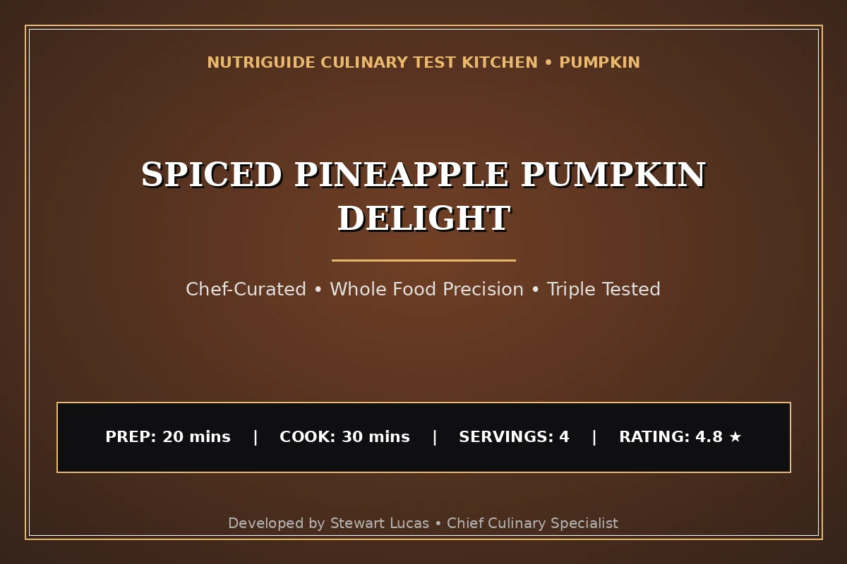 Spiced Pineapple Pumpkin Delight