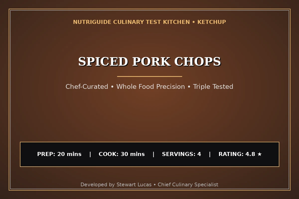 Spiced Pork Chops