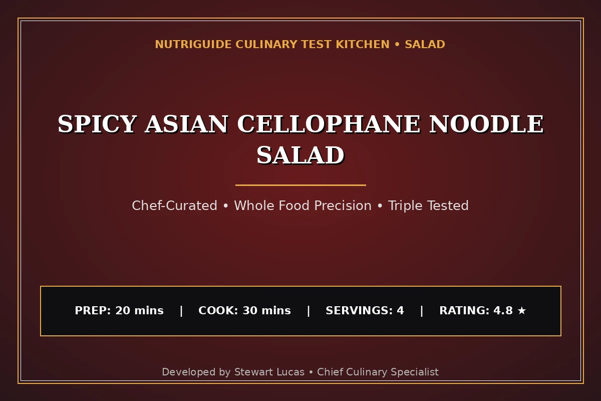Spicy Asian Cellophane Noodle Salad