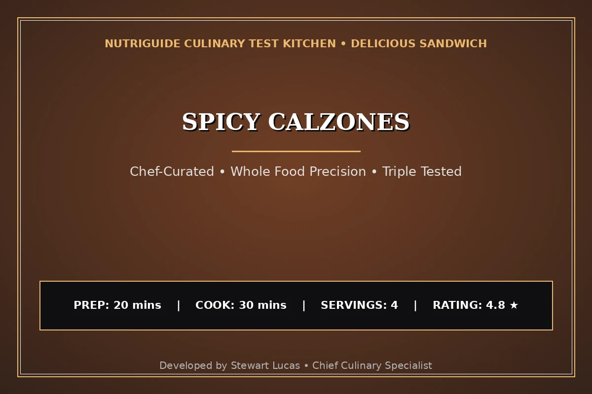 Spicy Calzones