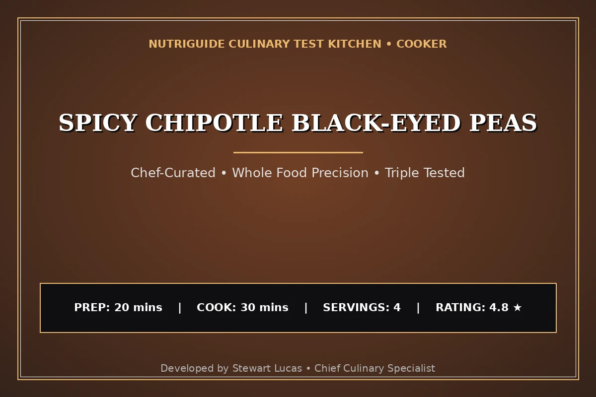 Spicy Chipotle Black-Eyed Peas