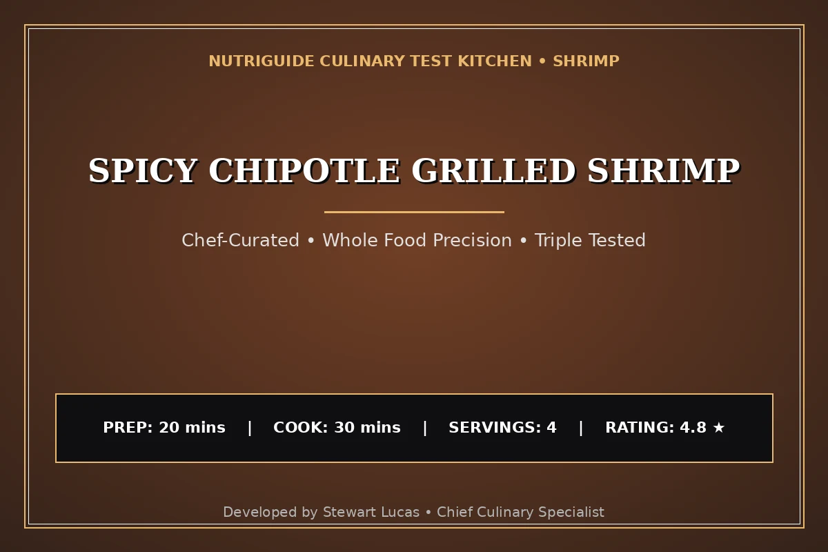 Spicy Chipotle Grilled Shrimp