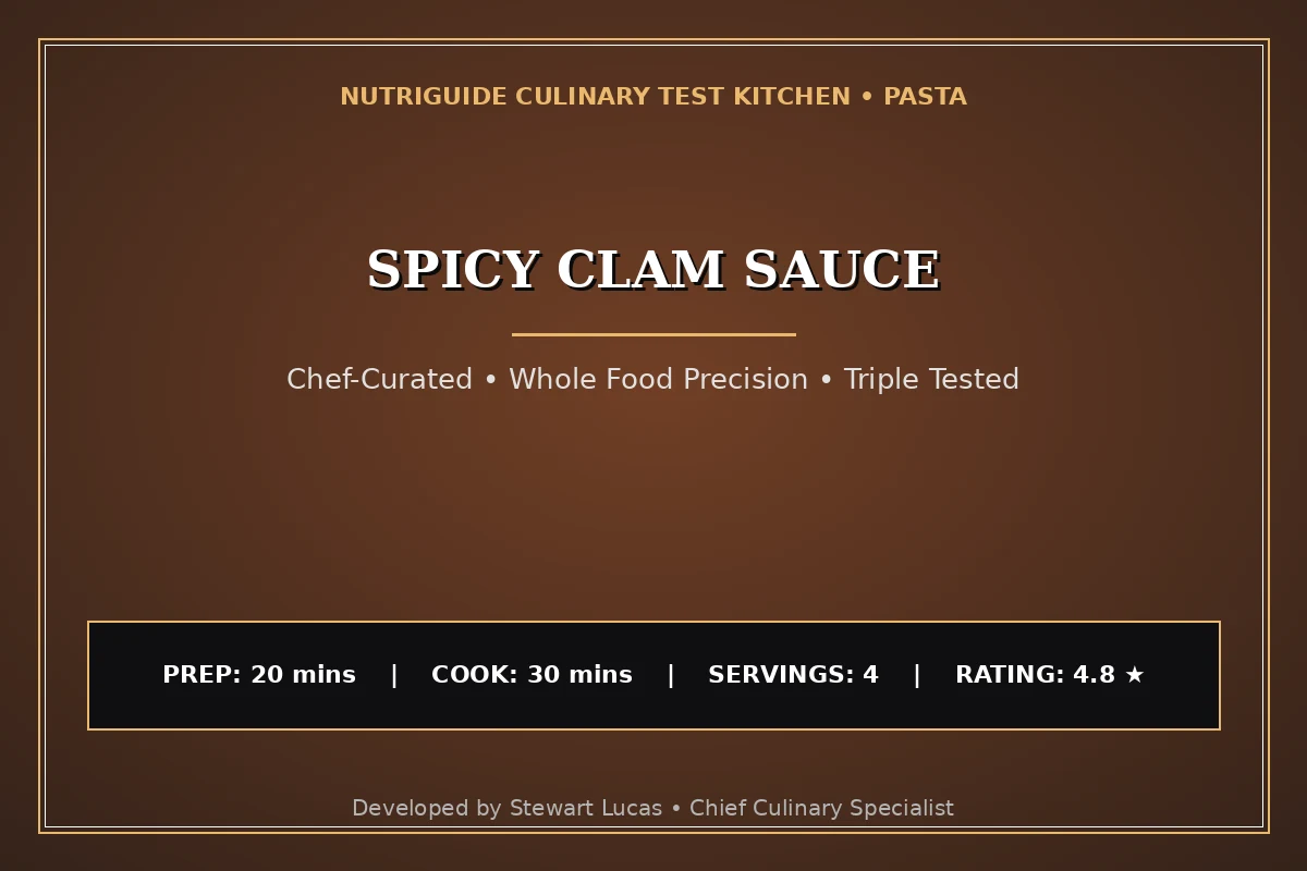 Spicy Clam Sauce