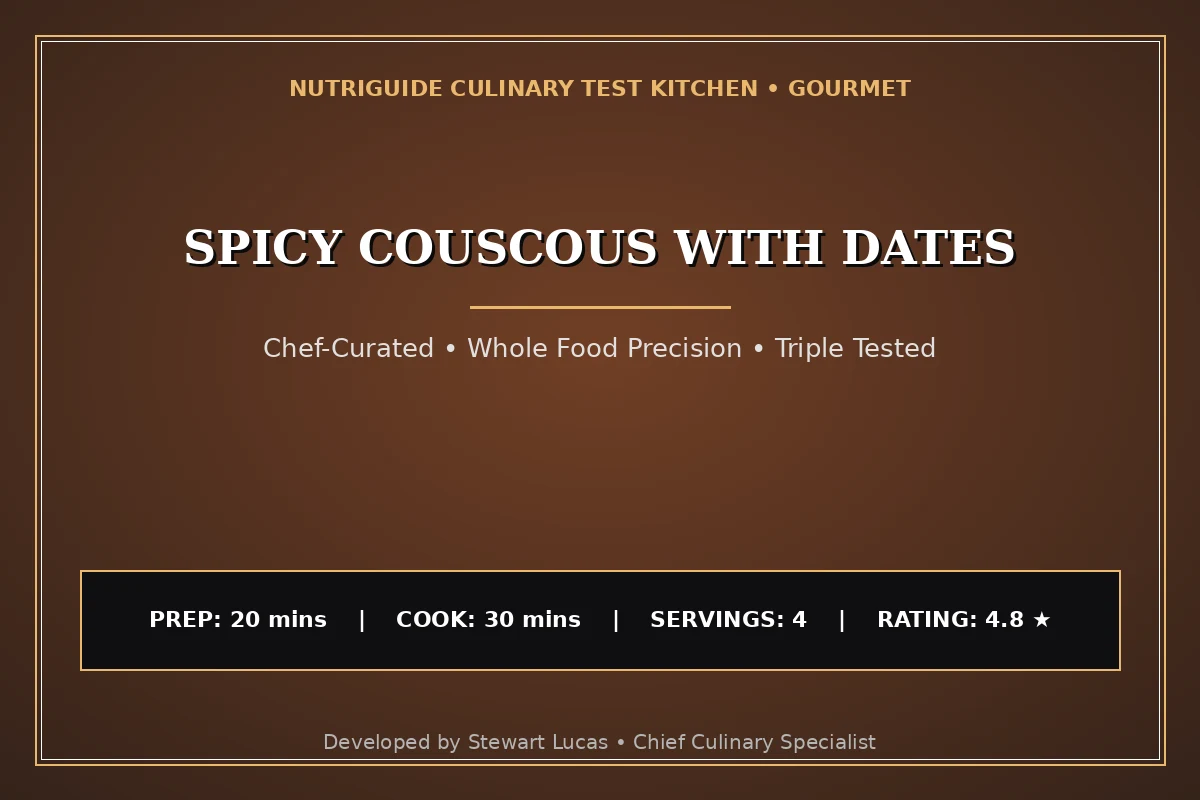 Spicy Couscous With Dates