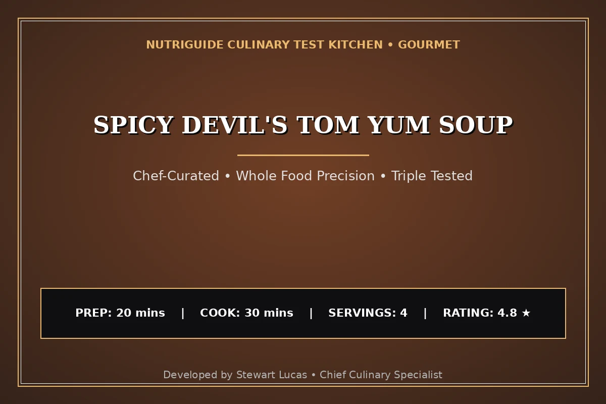 Spicy Devil'S Tom Yum Soup