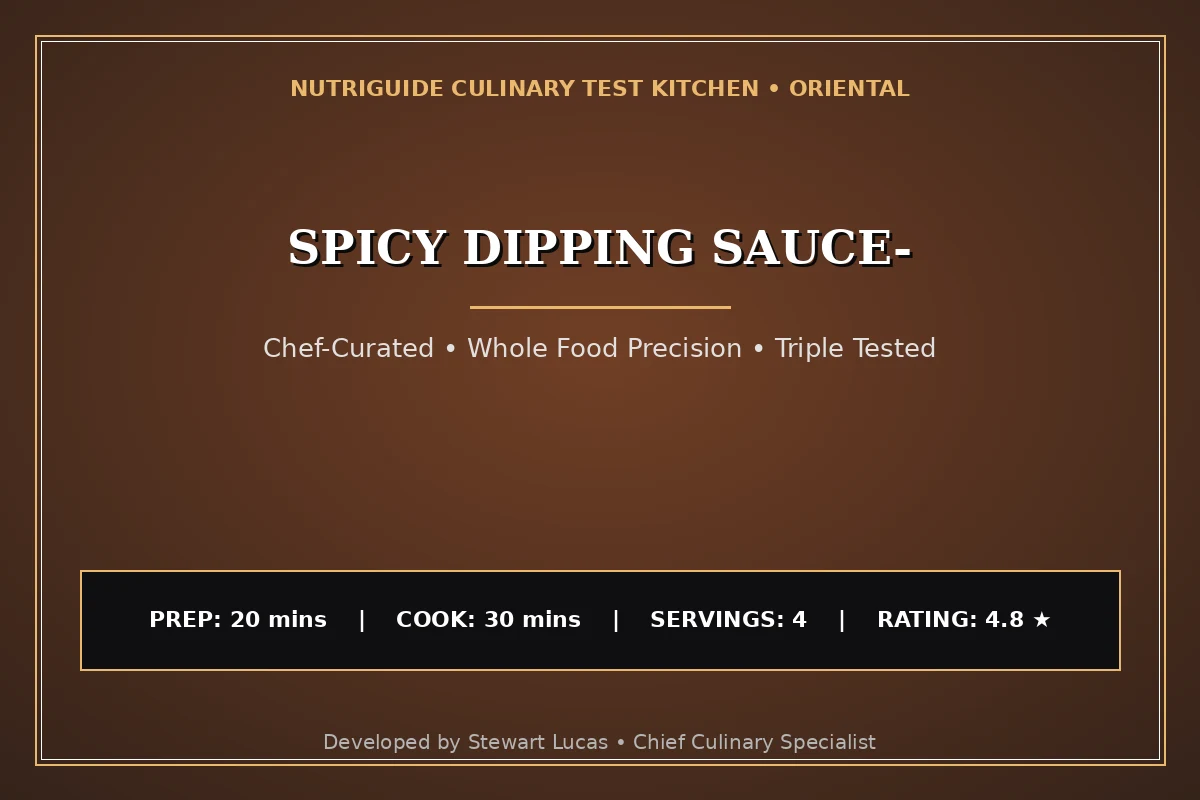Spicy Dipping Sauce-