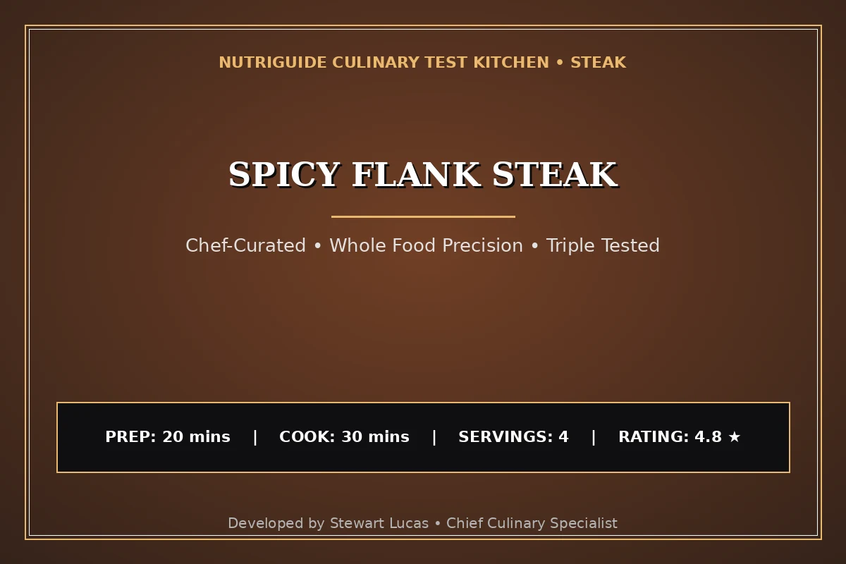 Spicy Flank Steak
