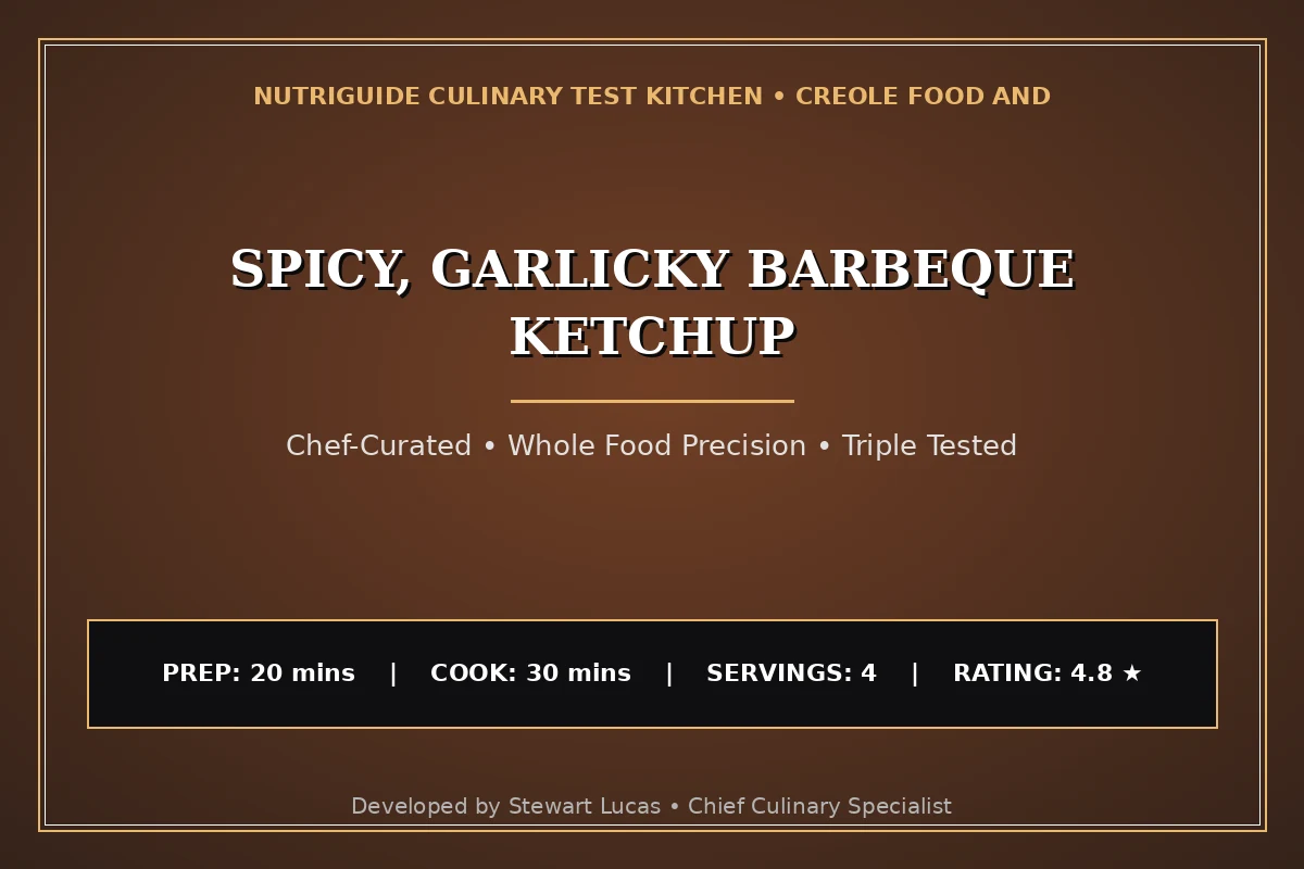 Spicy, Garlicky Barbeque Ketchup