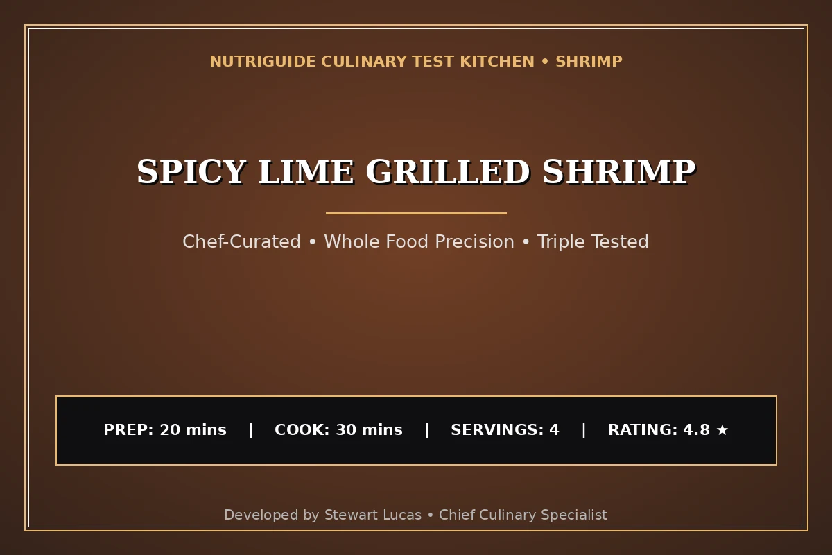 Spicy Lime Grilled Shrimp