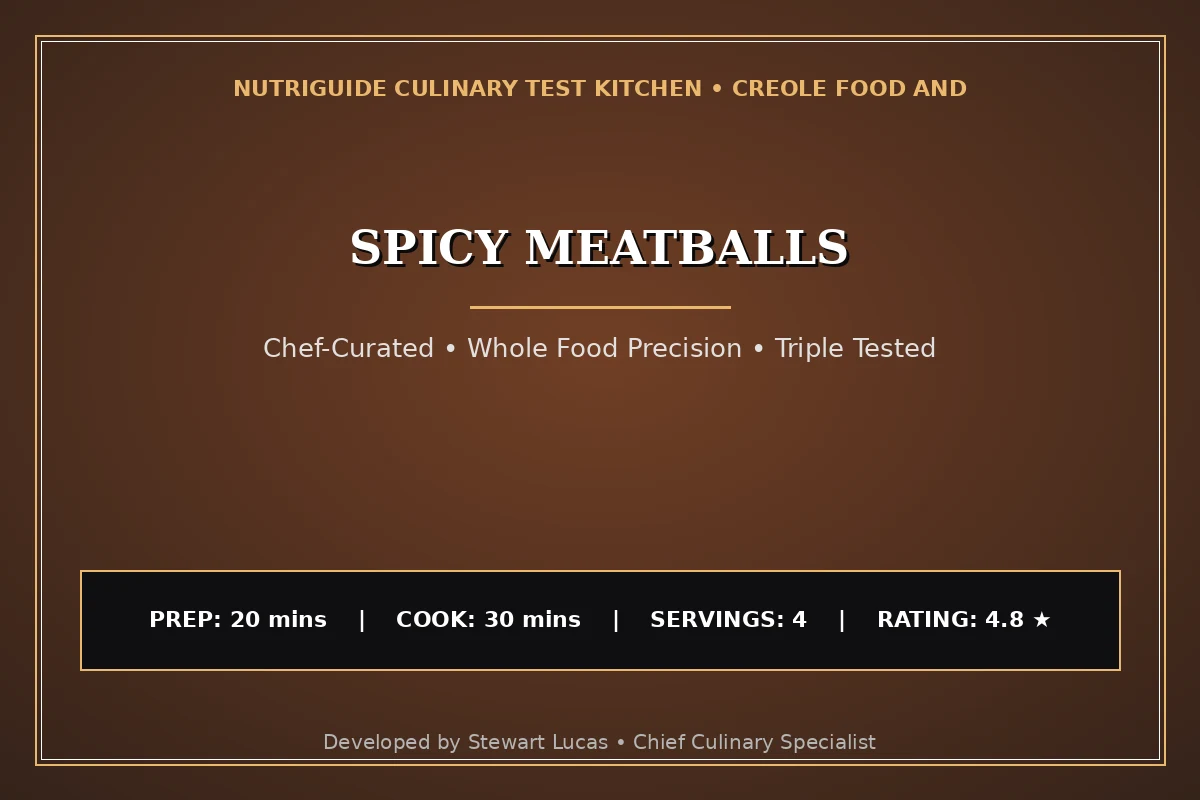 Spicy Meatballs