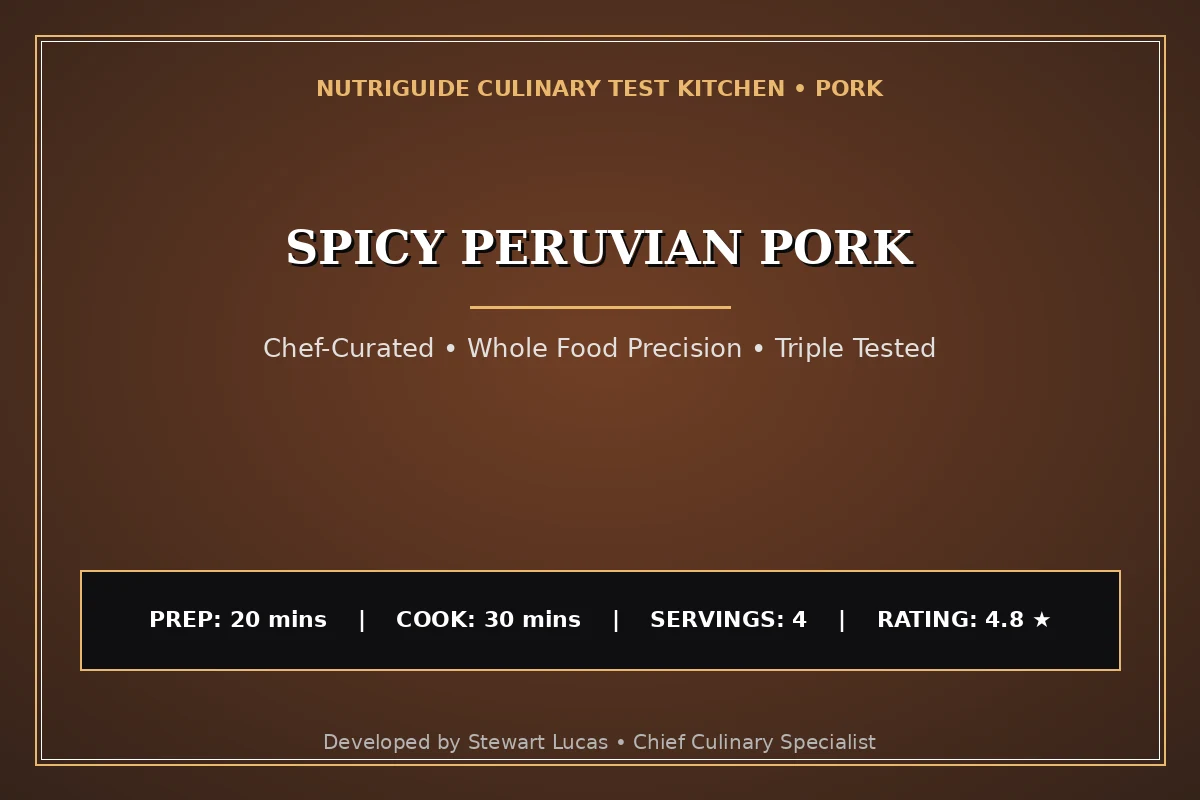 Spicy Peruvian Pork