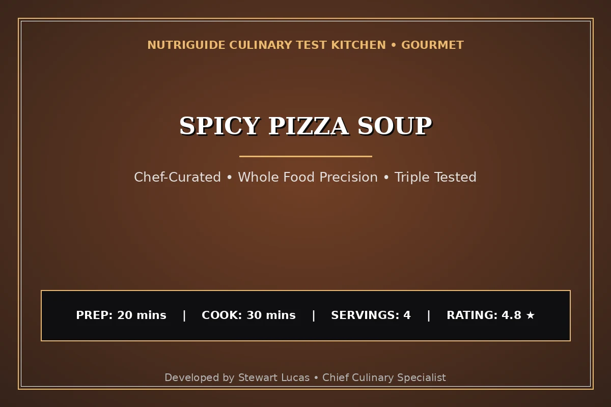 Spicy Pizza Soup