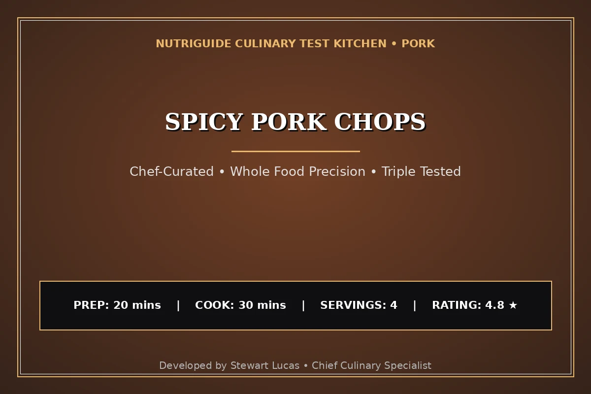 Spicy Pork Chops