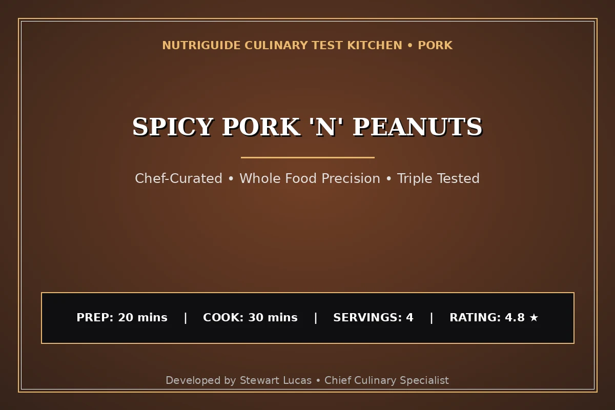 Spicy Pork 'N' Peanuts