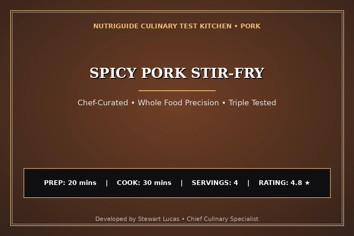 Spicy Pork Stir-Fry