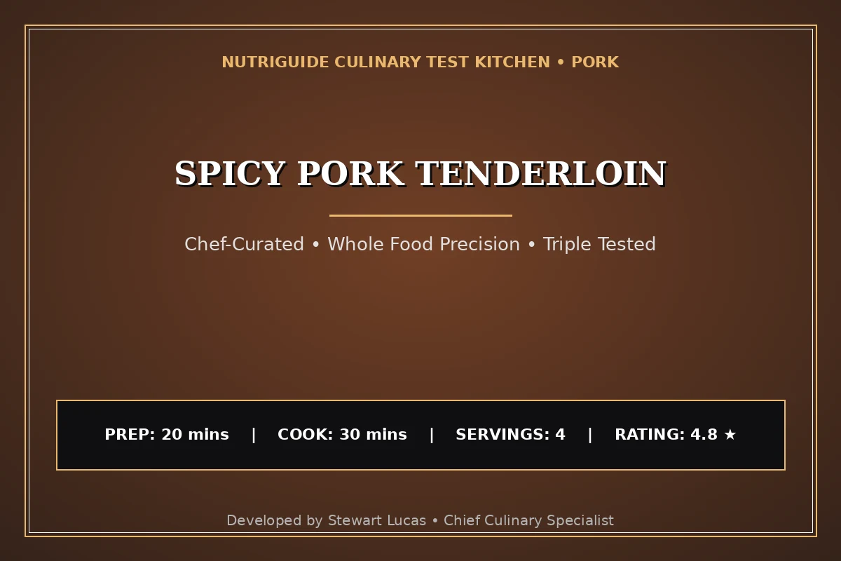 Spicy Pork Tenderloin